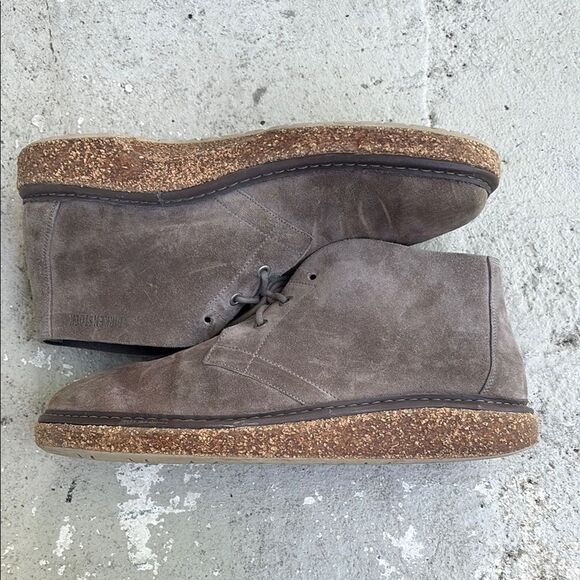 Birkenstock Milton, gray suede shoes/boots - Picture 1 of 7